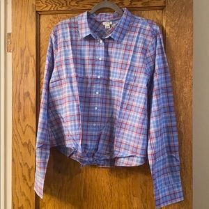 J.Crew Button Down Tie shirt